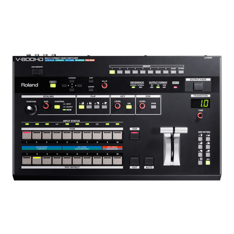 Roland V-800HD MKII User manual