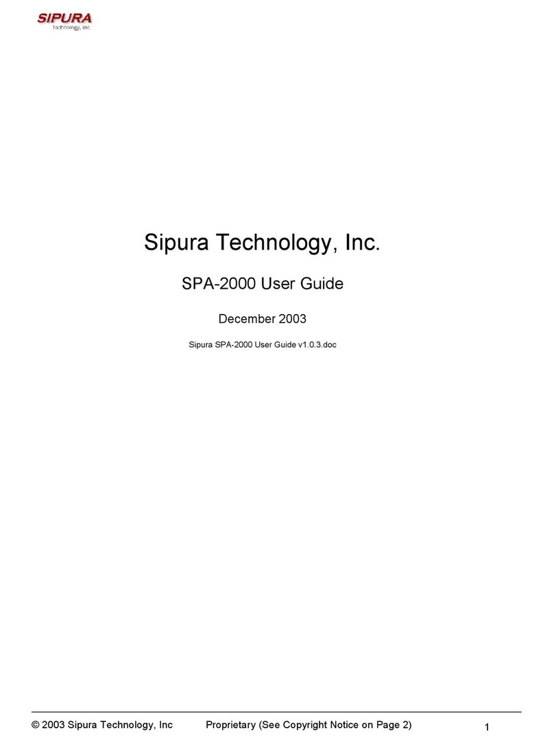 Sipura Technology Sipura SPA-2000 user guide