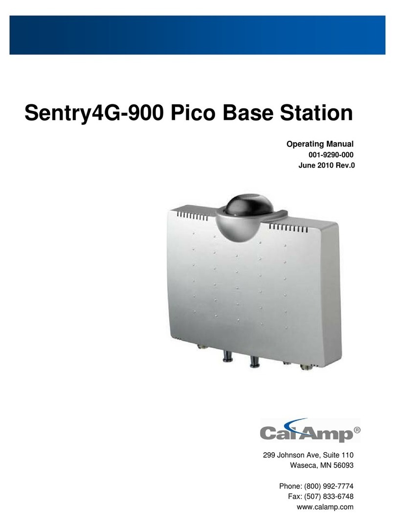 CalAmp Sentry 4G-900 operating manual