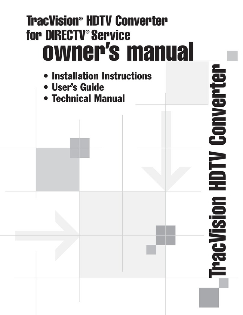 KVH Industries TracVision HDTV Converter user guide