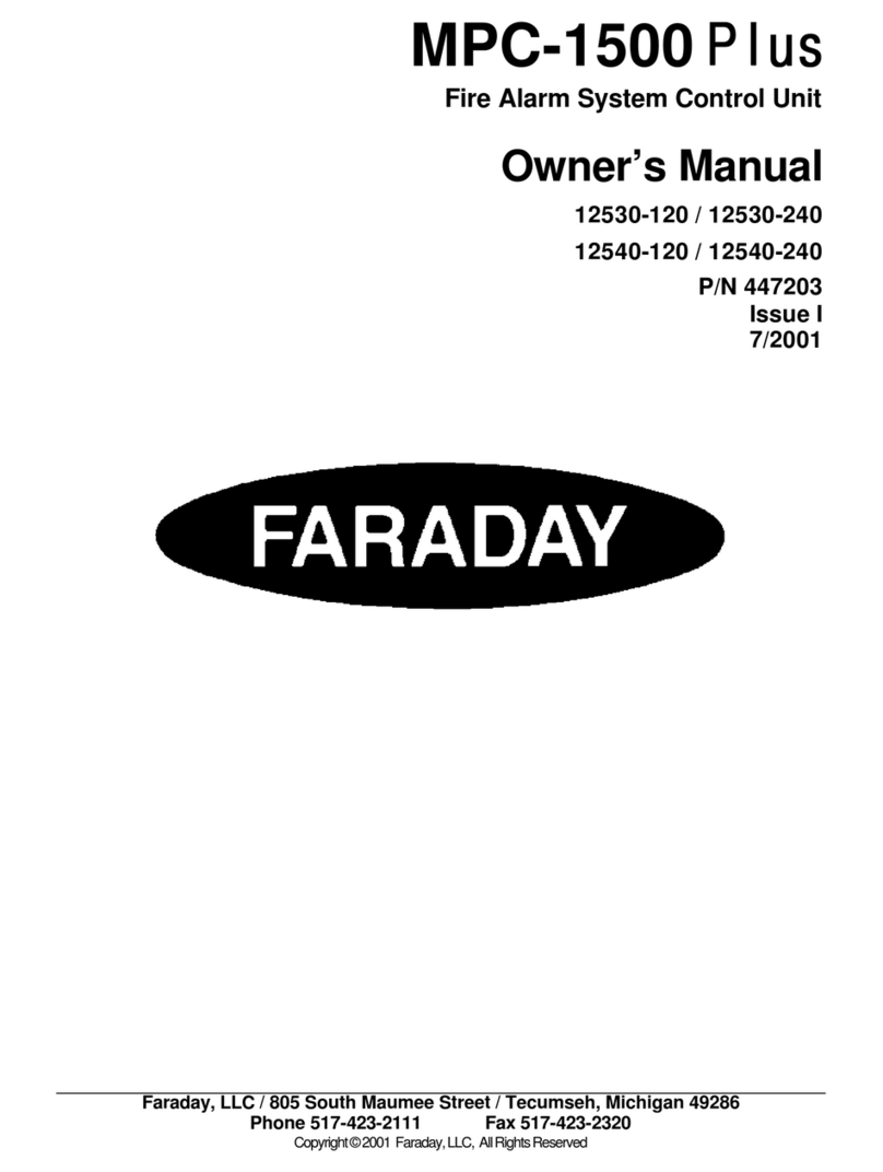 Faraday MPC-1500 Plus User manual