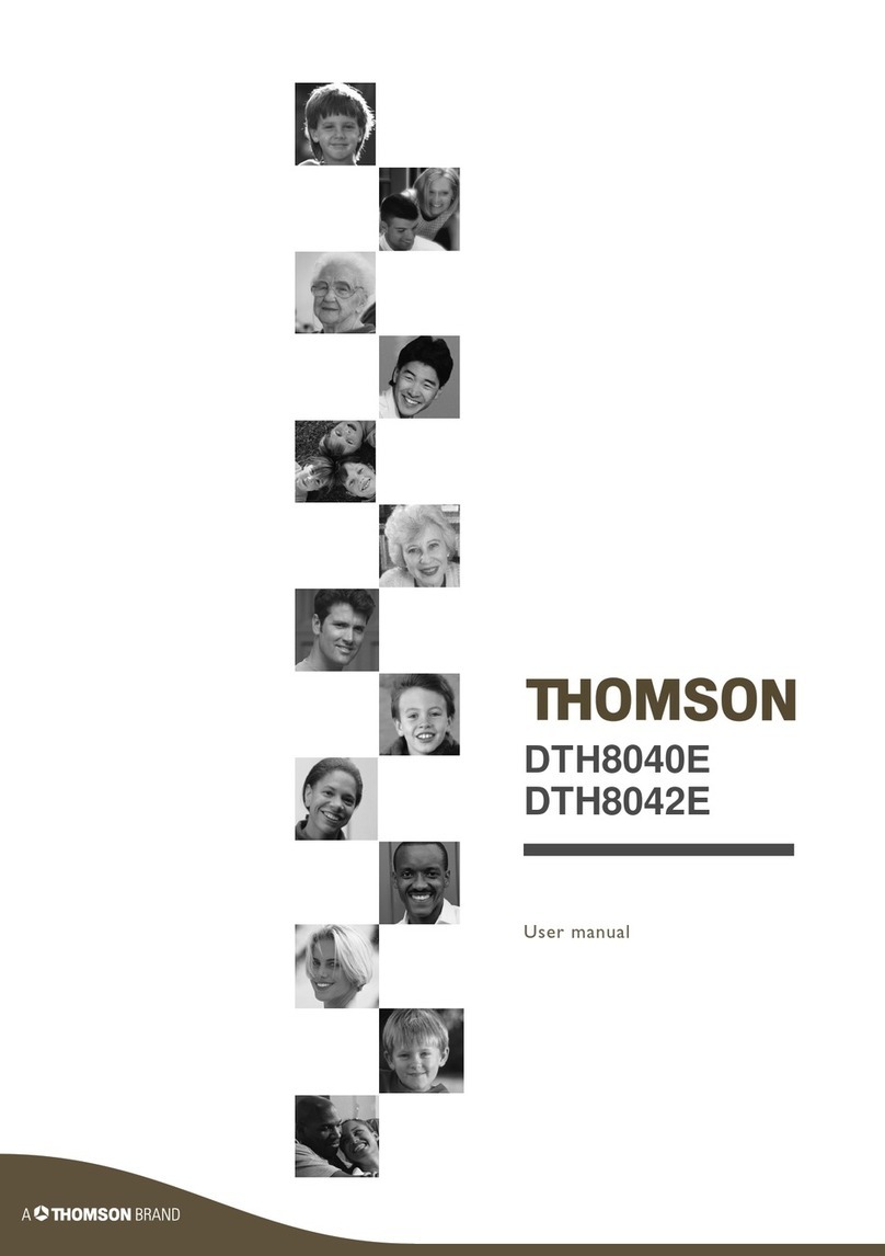 THOMSON DTH8040E user manual