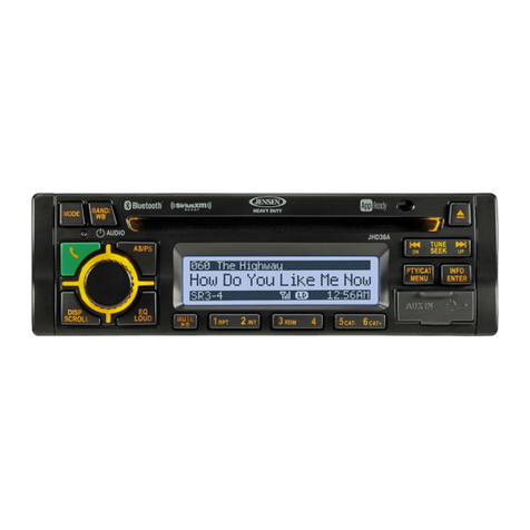 Jensen JHD3630BT User manual