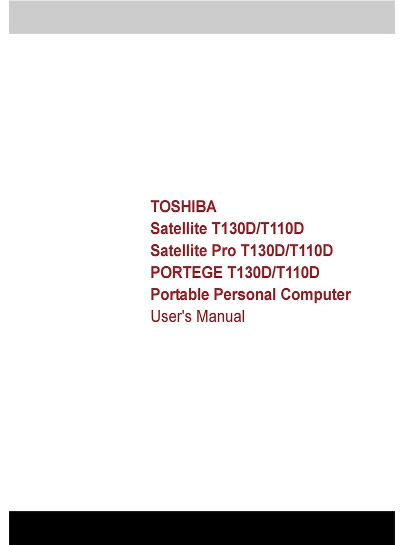 Toshiba Satellite T130D user manual
