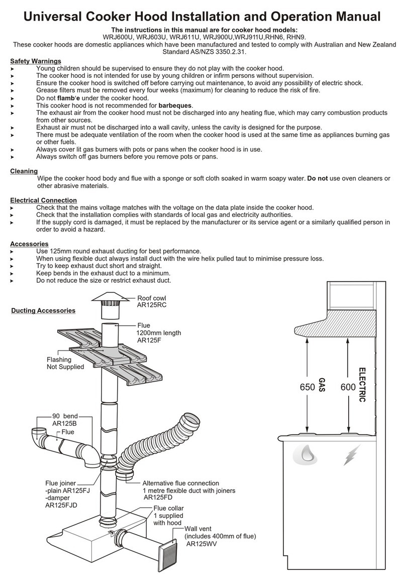 Electrolux WRJ600U User manual Electrolux WRJ600U User manual