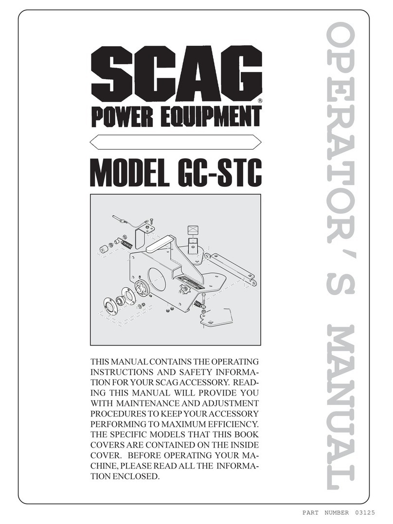 Scag Power Equipment GC-STC Operator's manual