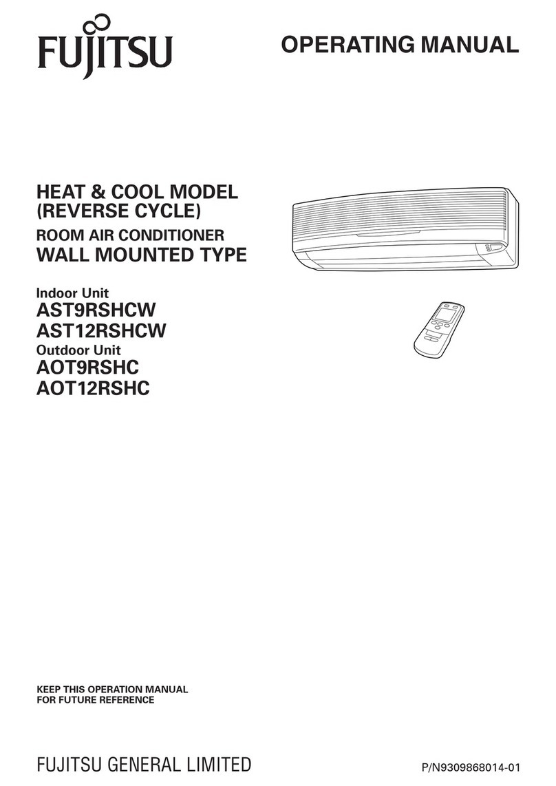 Fujitsu AST9RSHCW User manual