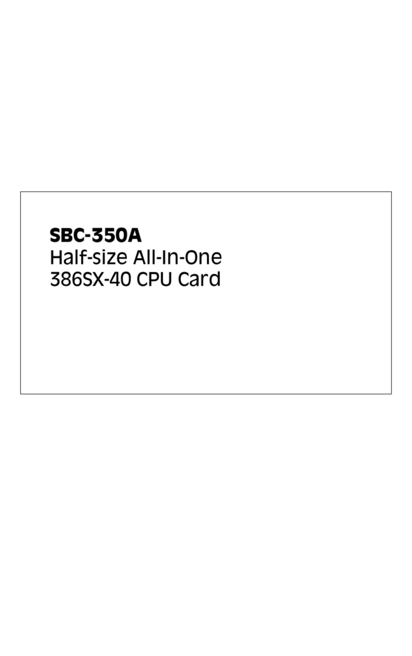 Aaeon SBC-350A User manual