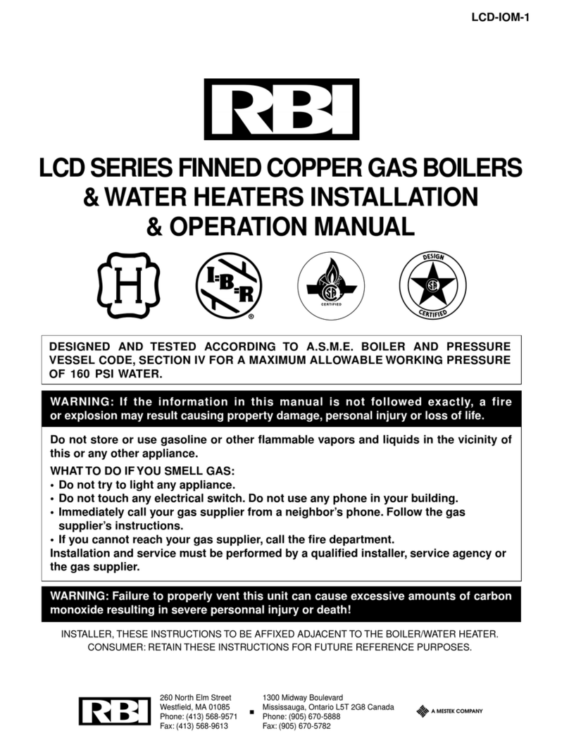 RBI LCD Series User manual