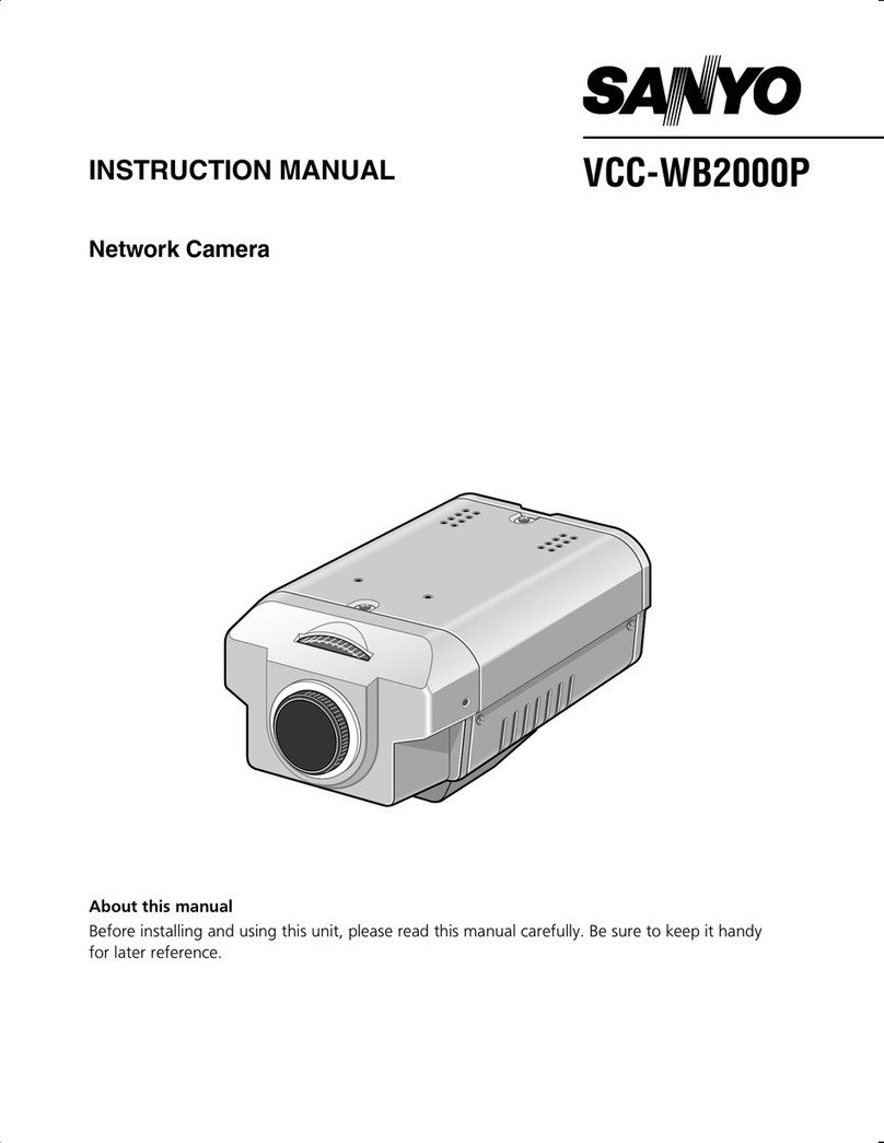 Sanyo VCC-WB2000P instruction manual