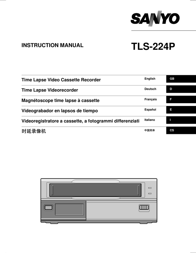 Sanyo TLS-224P User manual