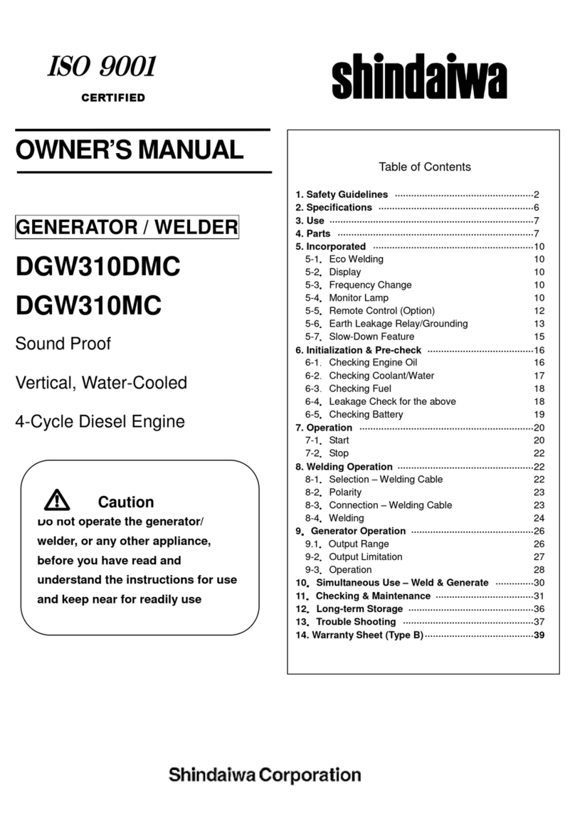Shindaiwa DGW310DMC owner's manual