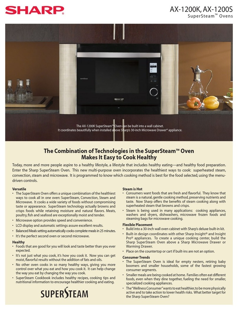 Sharp SuperSteam AX-1200K User manual