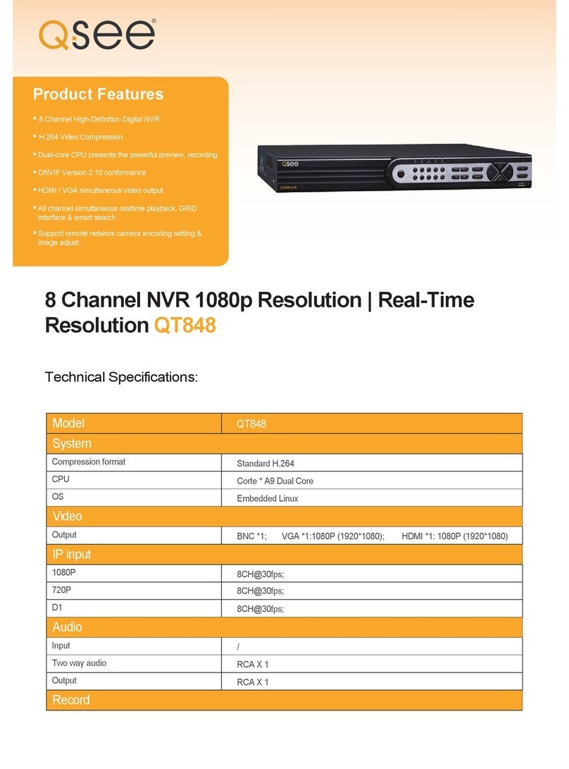 Q-See QT848 User manual