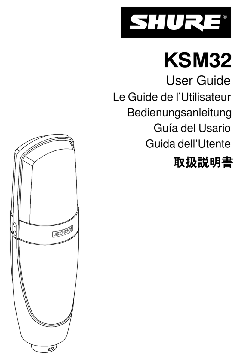 Shure KSM32 user guide
