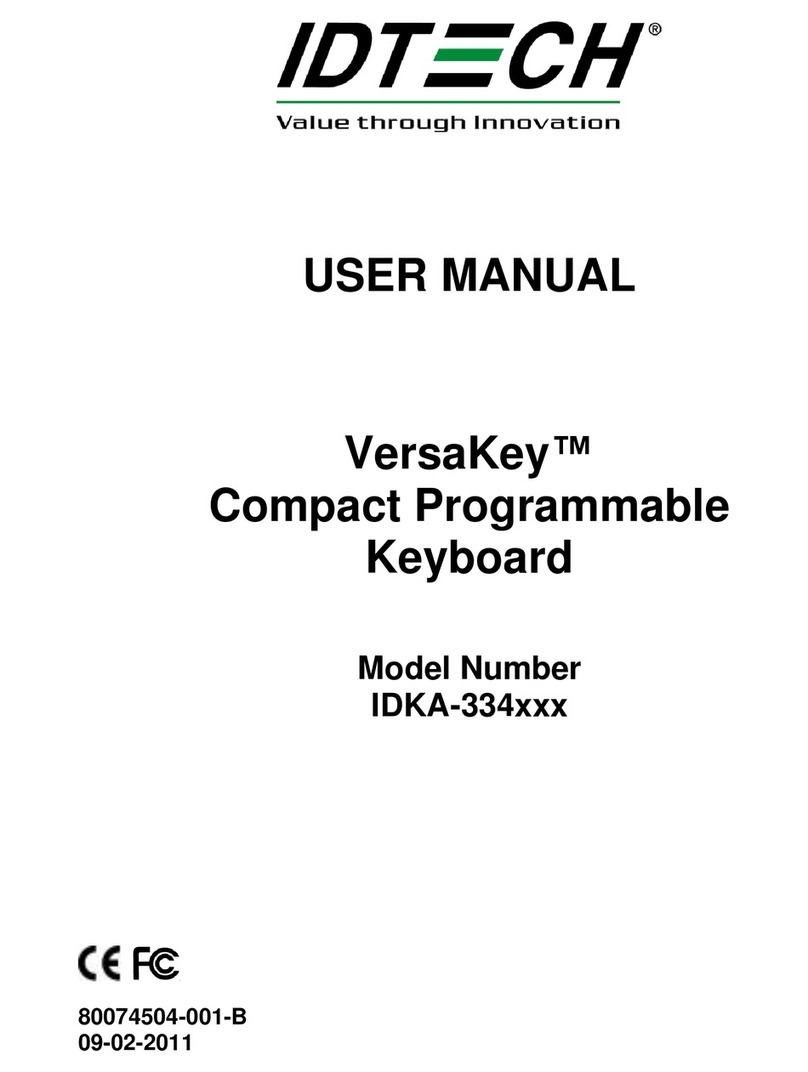 IDTECH DKA-334 series User manual