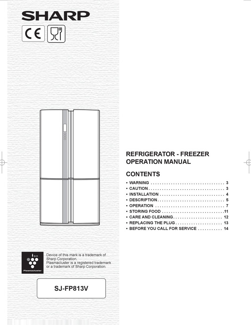 Sharp SJ-FP813V User manual