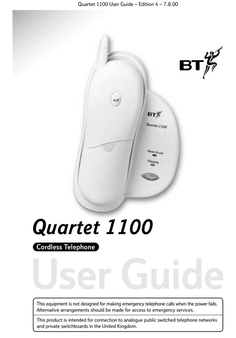 BT QUARTET 1100 User manual