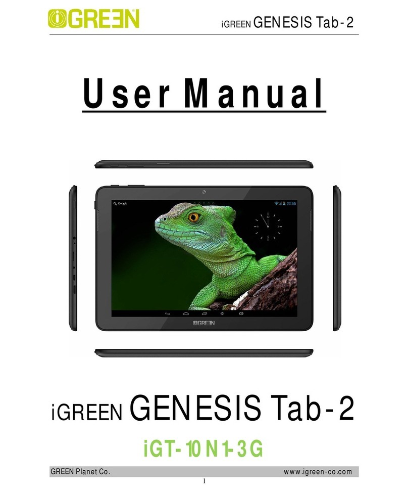 iGREEN GENESIS Tab-2 user manual