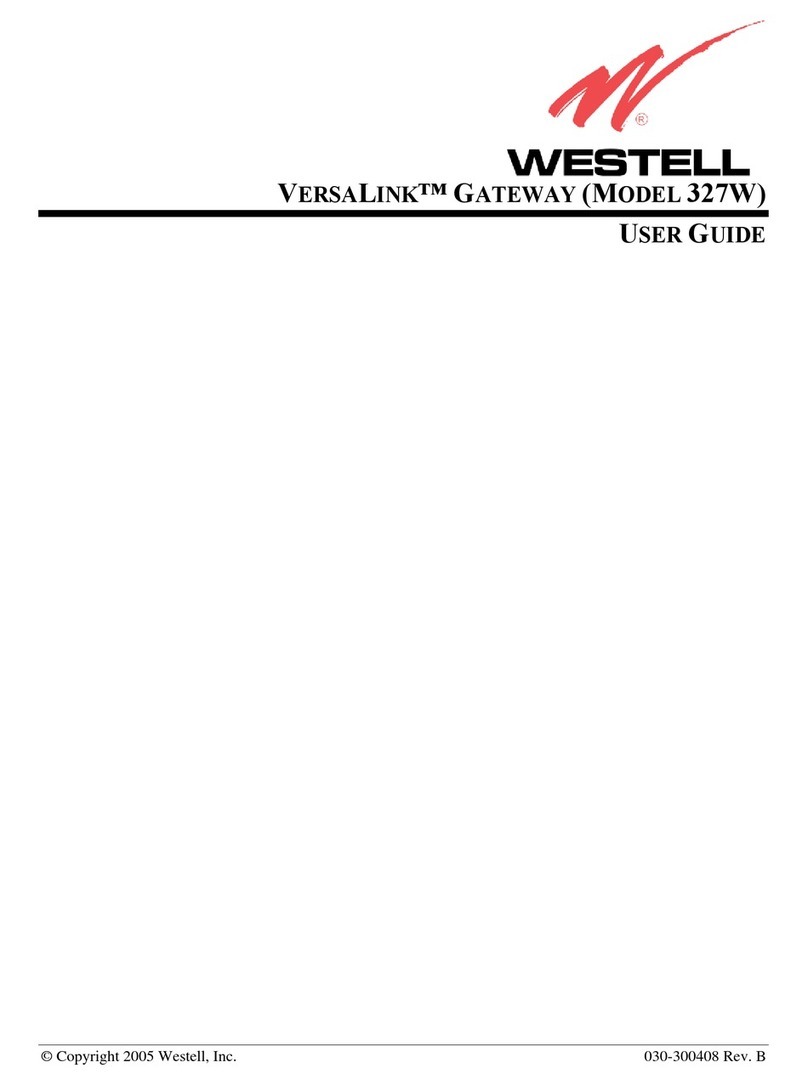 Westell Technologies Versalink 327W user guide