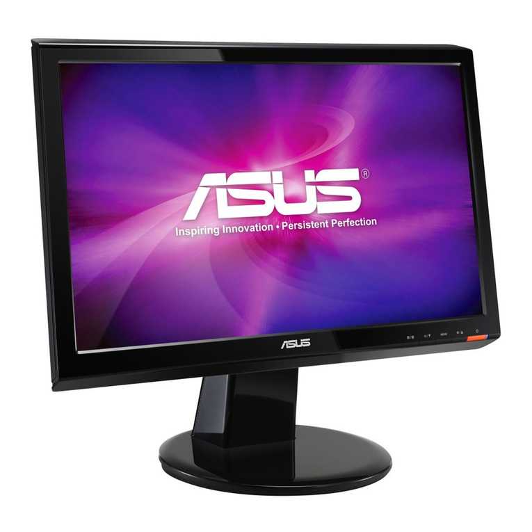Asus VH192 Series User manual Asus VH192 Series User manual