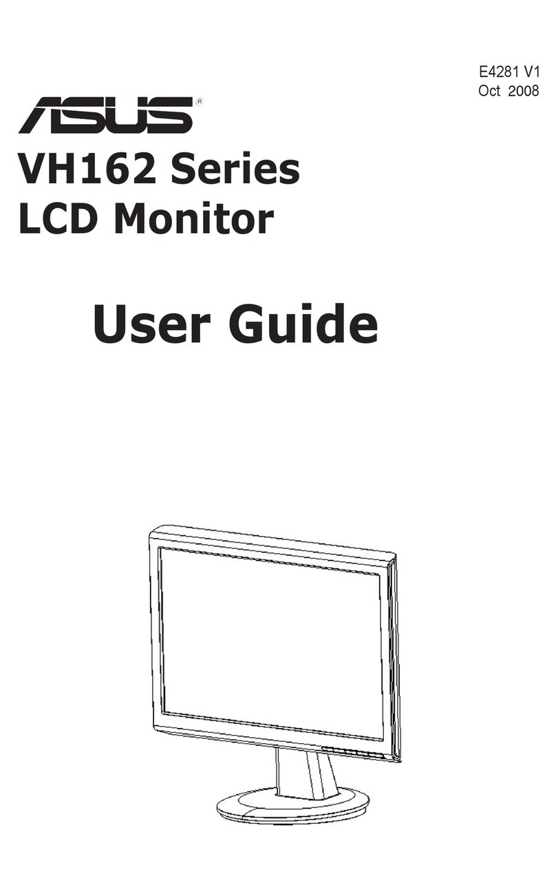 Asus VH162 Series User manual Asus VH162 Series User manual