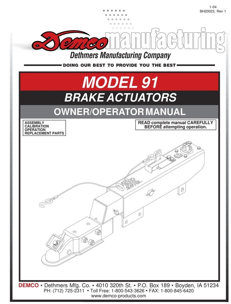 Demco 91 Owner's/operator's manual