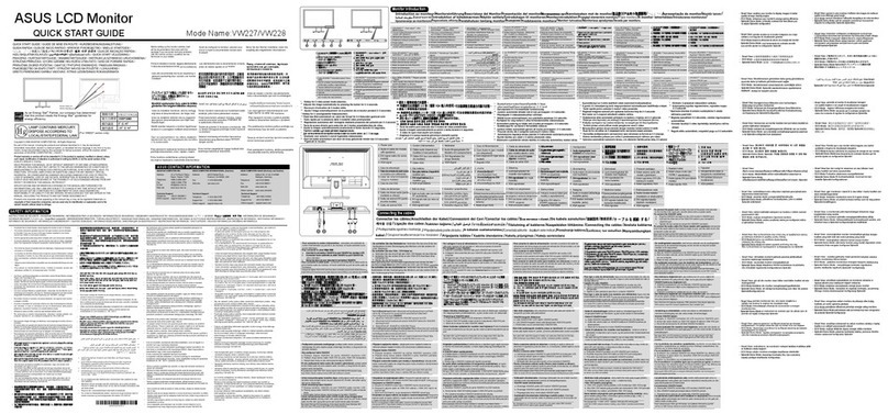 Asus VW227 User manual Asus VW227 User manual