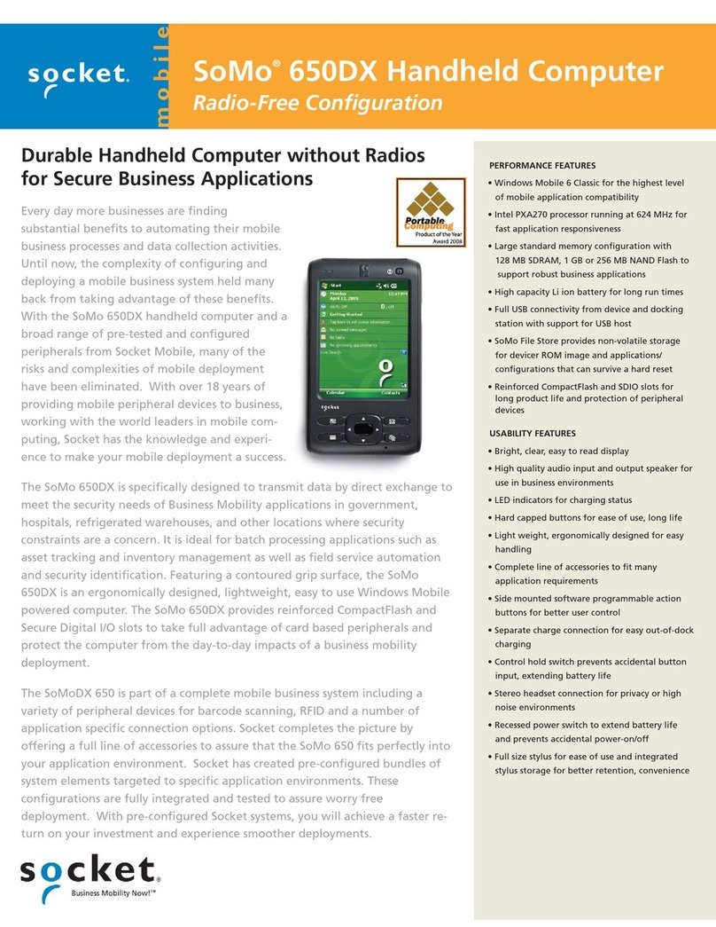 Socket SoMo 650DX User manual