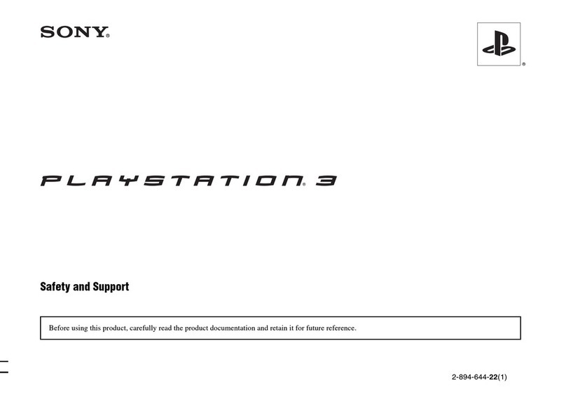 Sony Playstation 3 PS3 Safety and support