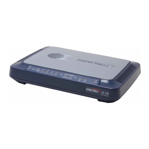 SonicWALL TZ 170 Getting started guide SonicWALL TZ 170 Getting started guide