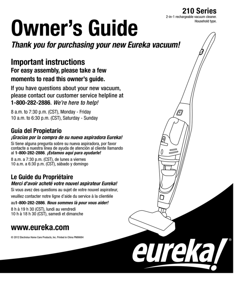 Eureka 210 Series owner's guide