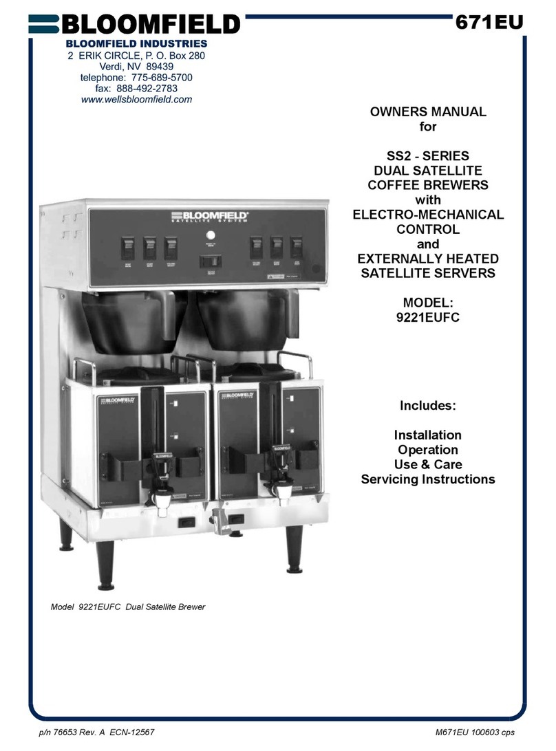 Bloomfield 9221EUFC User manual