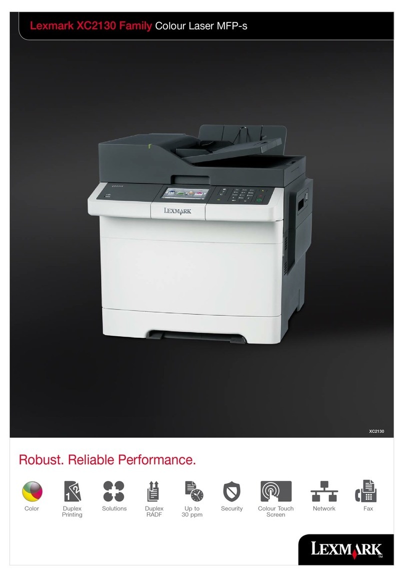 Lexmark XC2130 Brochure & specs