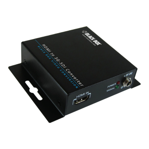 Black Box VSC-HDMI-SDI User manual Black Box VSC-HDMI-SDI User manual