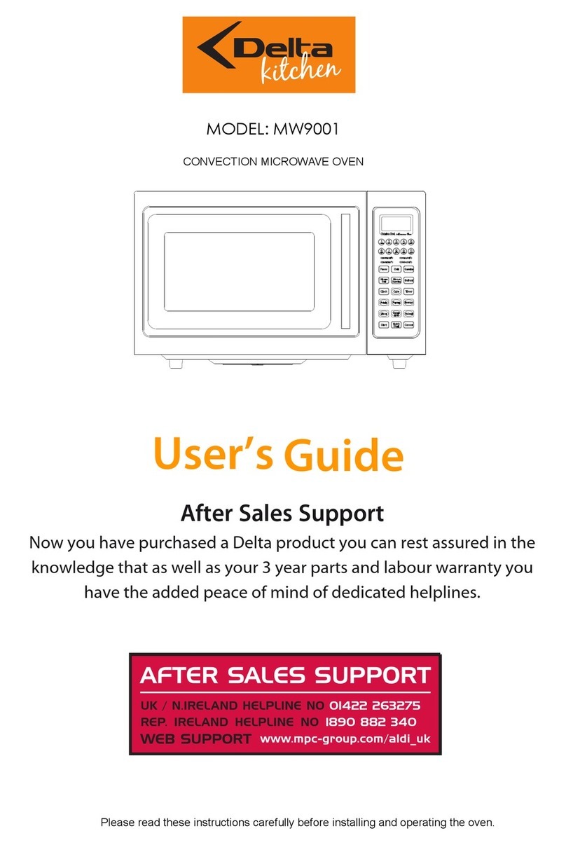 Delta Kitchen MW9001 user guide