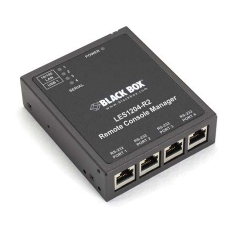 Black Box LES1202A User manual