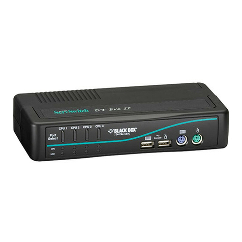 Black Box ServSwitch DT Pro II KV7020A User manual