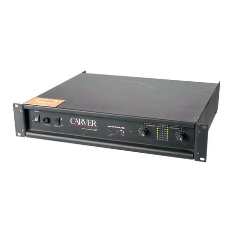 Carver pm1400 User manual