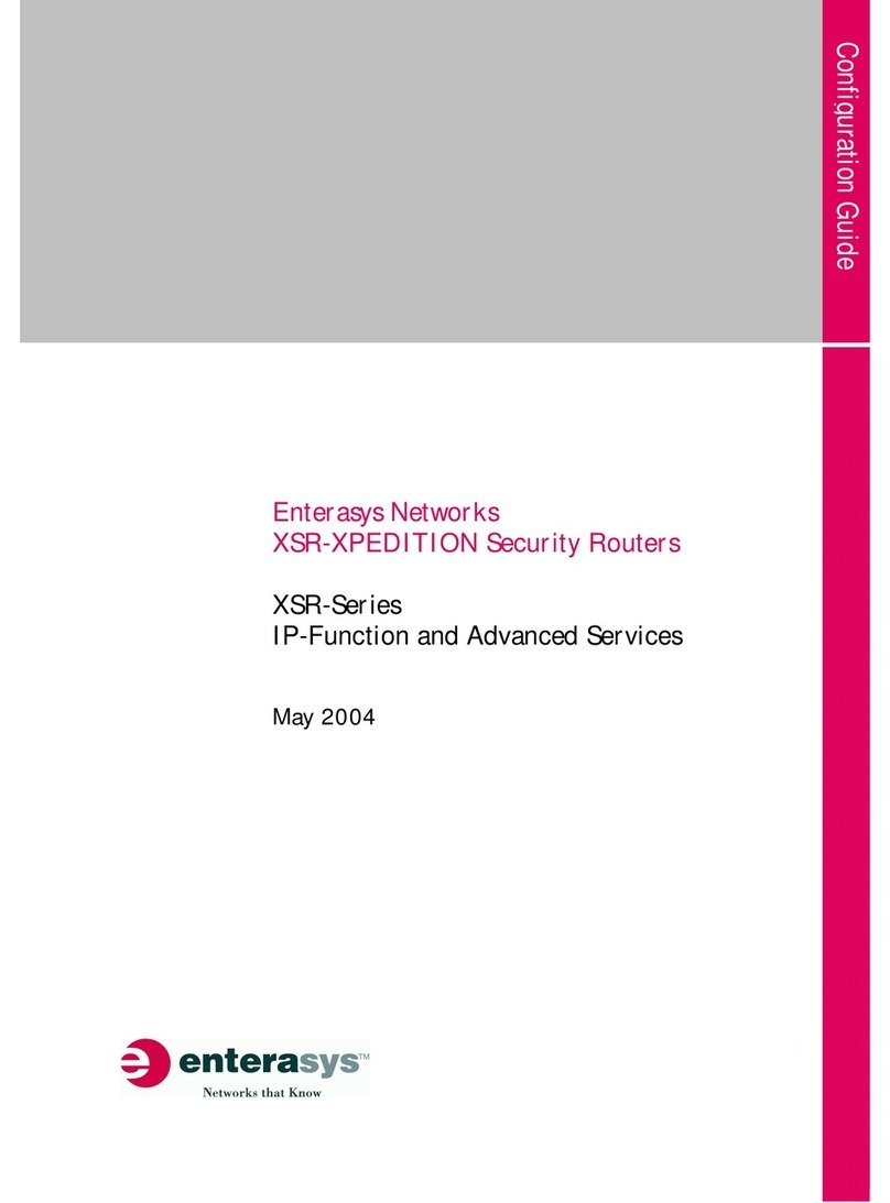 Enterasys XSR-XPEDITION Configuration guide