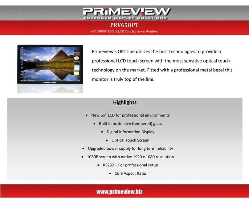 Primeview PRV65OPT User manual