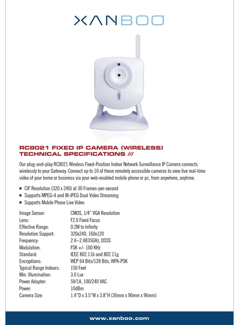 Xanboo RC8021 User manual