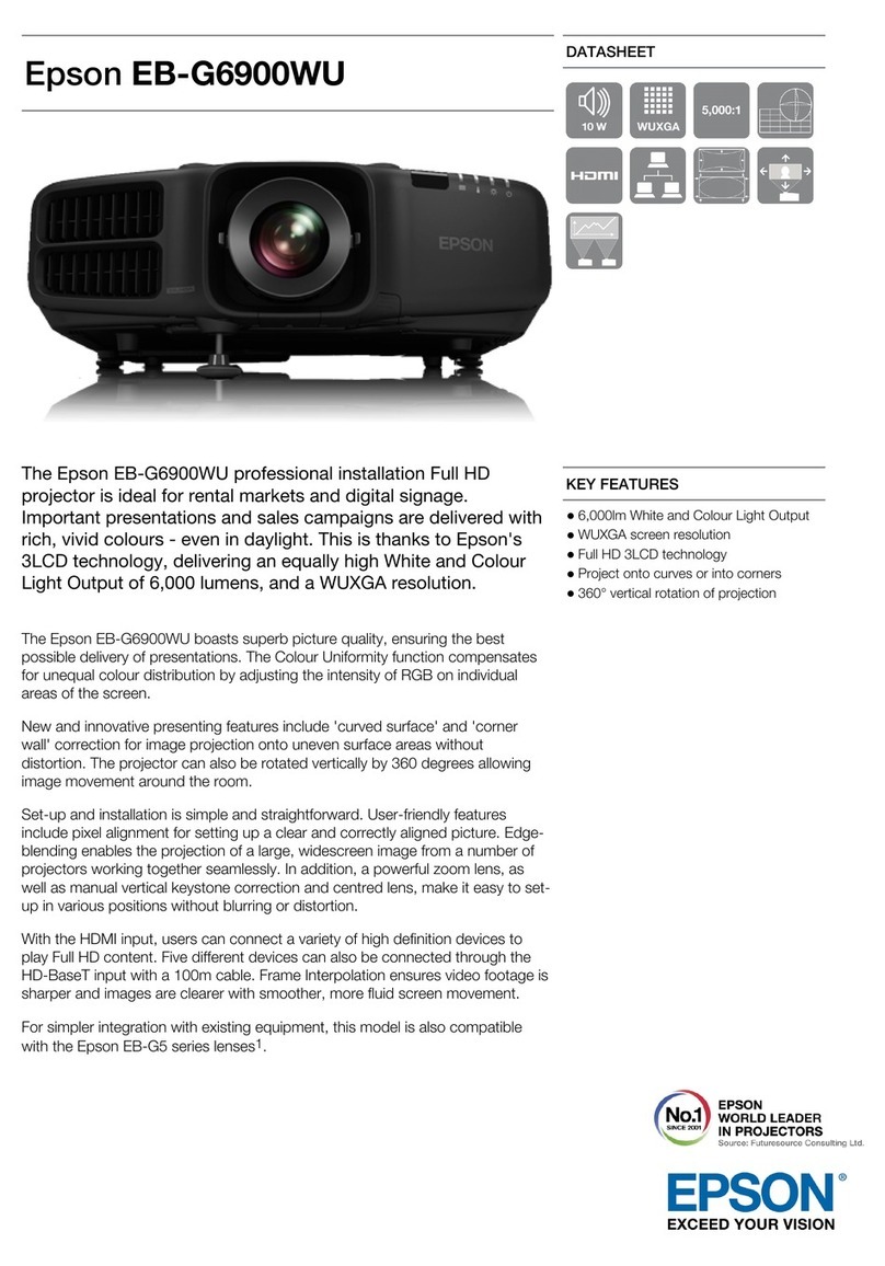Epson EB-G6900WU User manual