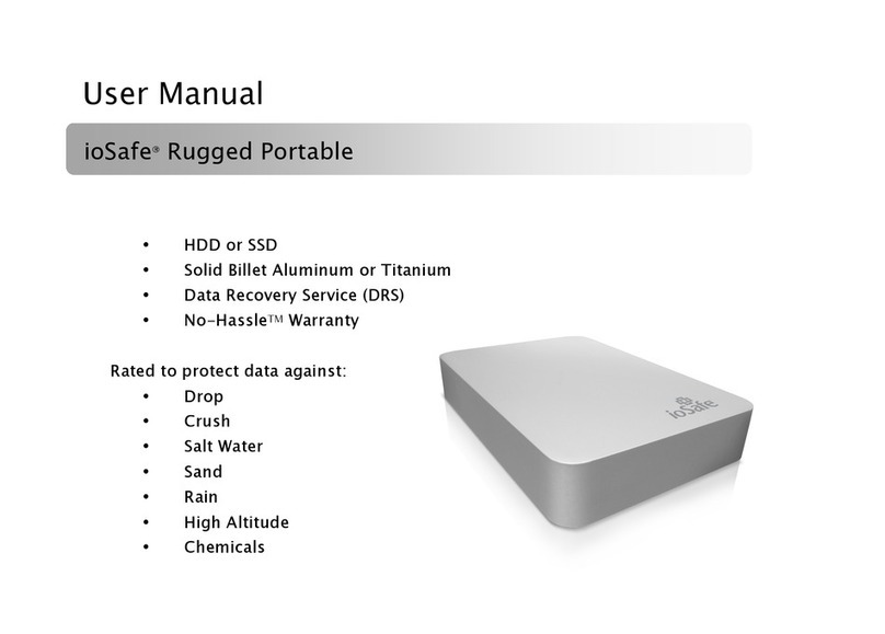 ioSafe Rugged Portable User manual