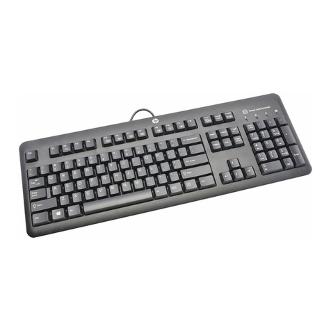 HP USB Smartcard CCID Keyboard User manual