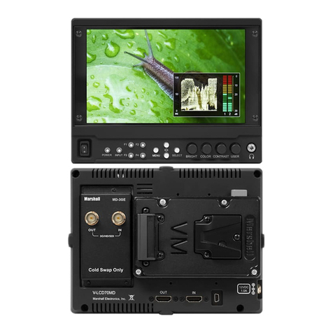 Marshall Electronics V-LCD70MD User manual