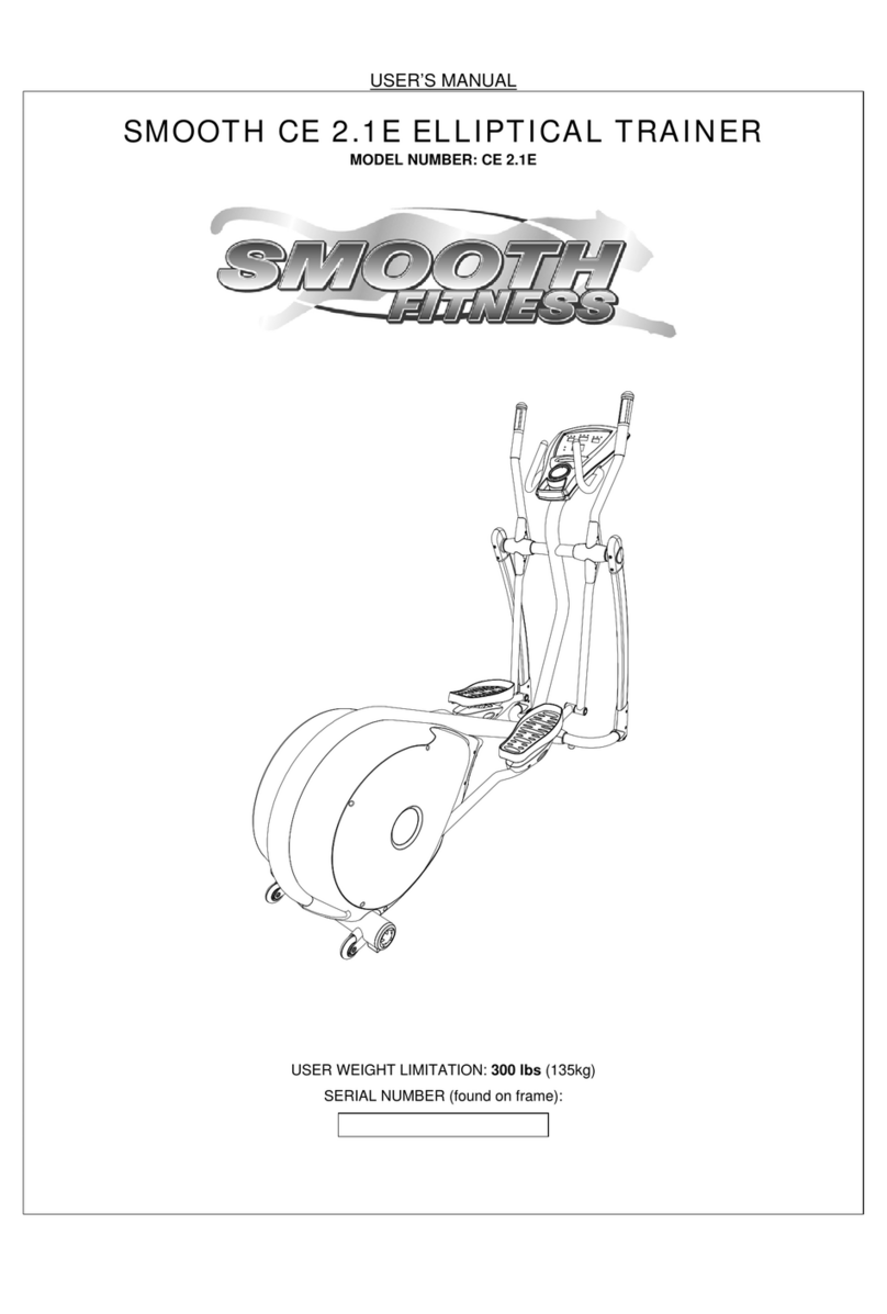 Smooth Fitness CE 2.1E User manual