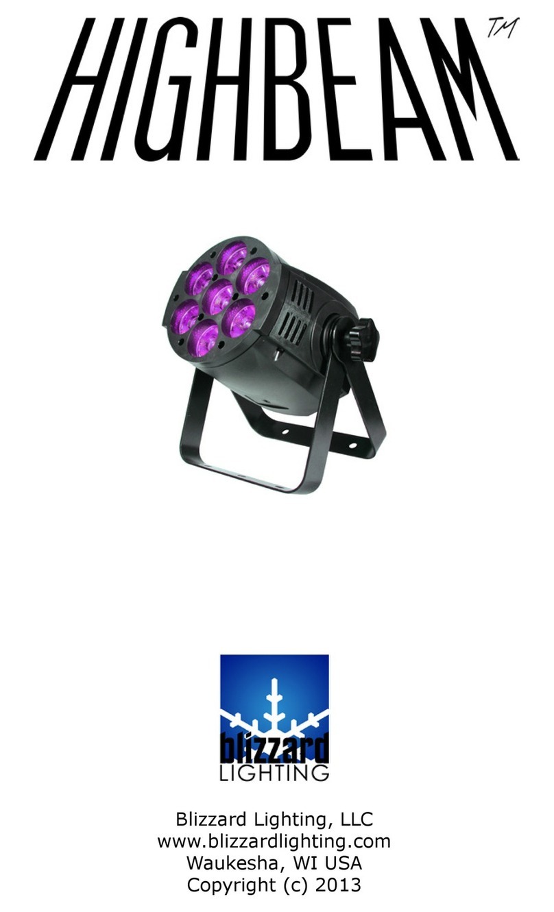 Blizzard Lighting Highbeam User manual