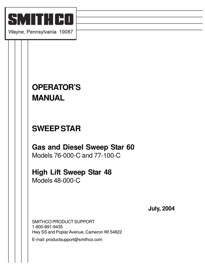 Smithco Sweep Star 60 Operator's manual