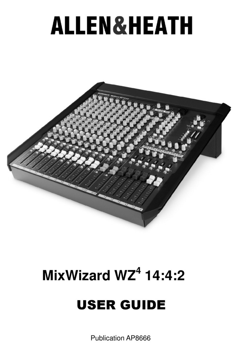 ALLEN & HEATH MixWizard WZ4 14:4:2 User manual